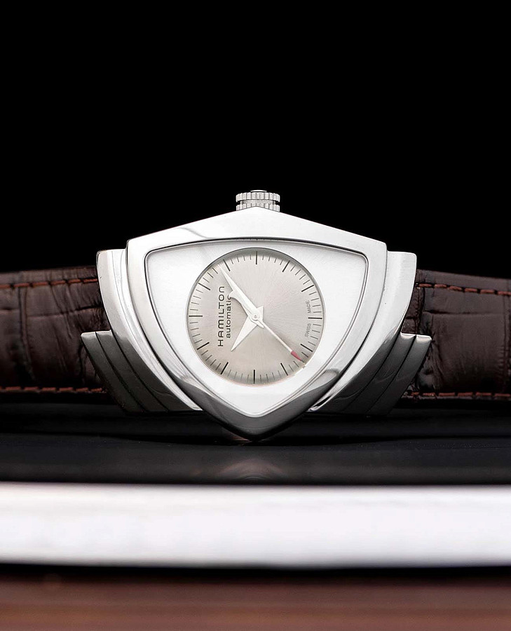 Часы Hamilton Ventura Auto H24515581 — кожаный, мужские