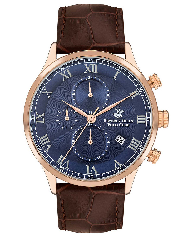 Часы Beverly Hills Polo Club BP3371X.492 — мужские, синий