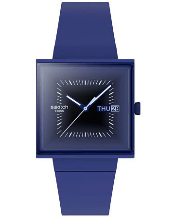 Swatch Squarely Blacklight SO34N700