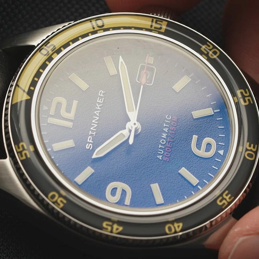 Часы Spinnaker Fleuss SP-5055-0B — механические, металл сталь