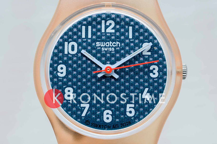 Часы Swatch Peachy Weave LO117 — пластик, Швейцария
