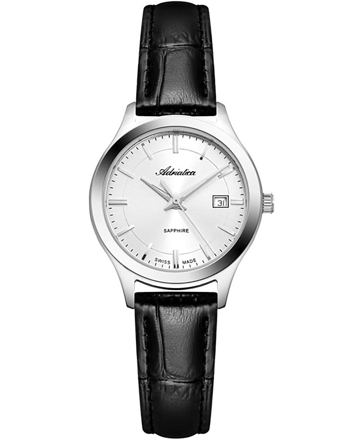 Часы Adriatica Classic A3195.5213Q — женские, серебристый