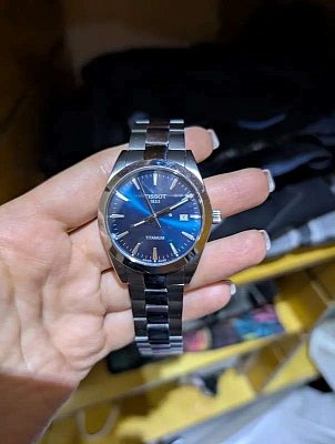 Фото покупателя: Швейцарские титановые наручные часы Tissot Gentleman Titanium T127.410.44.041.00