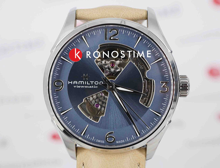Часы Hamilton Jazzmaster Open Heart Auto H32705842 — механические, сталь