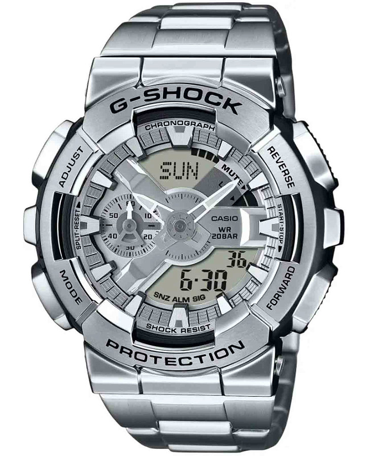 Часы Casio G-Shock GM-110D-8A — мужские, серый