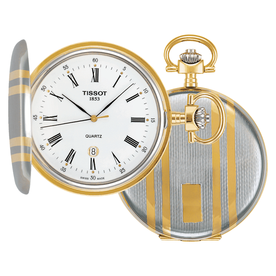 Часы Tissot Savonnette T83.8.553.13 — мужские, белый