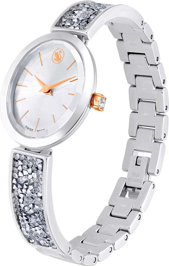 Часы Swarovski Crystal Rock Oval 5656878 — нержавеющая сталь, женские