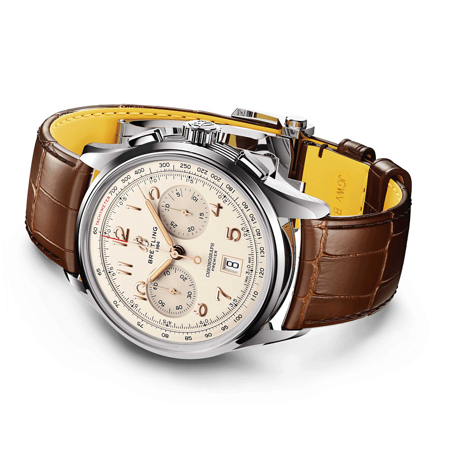 Часы Breitling Premier B01 Chronograph 42 AB0145211G1P2 — металл сталь, Швейцария