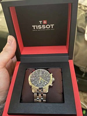 Фото покупателя: Швейцарские наручные часы Tissot PRC 200 Chronograph T114.417.11.047.00 с хронографом