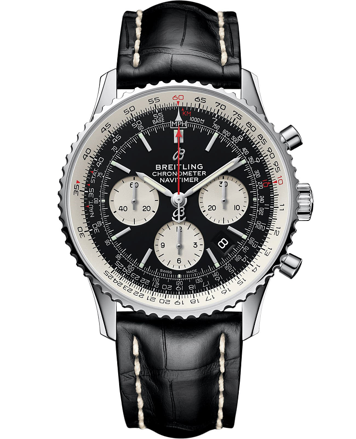 Часы Breitling Navitimer B01 Chronograph 43 AB0121211B1P1 — мужские