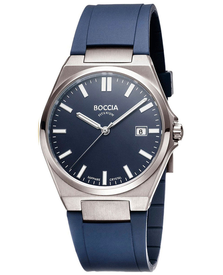 Часы Boccia Titanium 3667-01 — мужские, синий