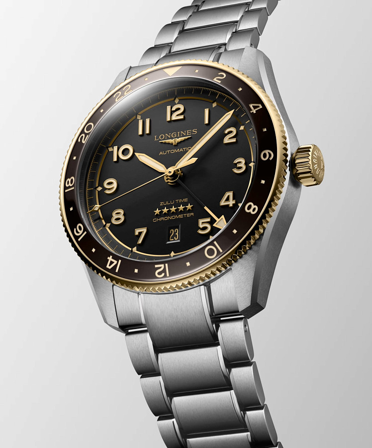 Часы Longines Spirit L3.812.5.53.6 — нержавеющая сталь, мужские