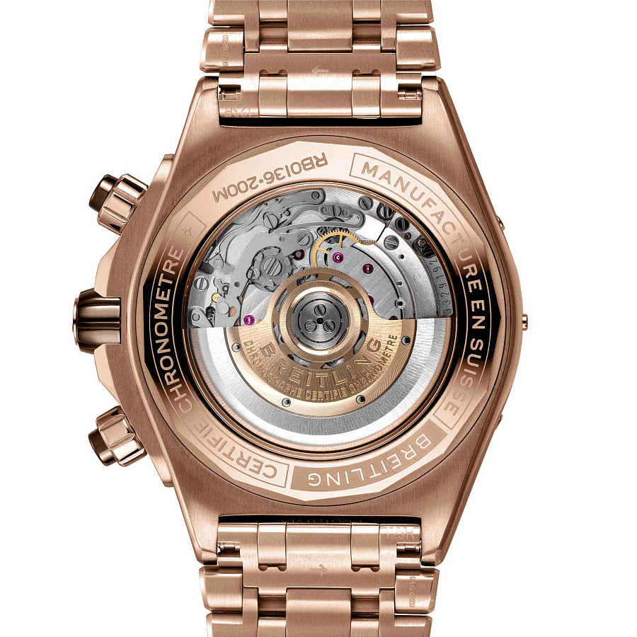 Часы Breitling Super Chronomat B01 44 RB0136E31Q1R1 — 18-каратное красное золото, мужские