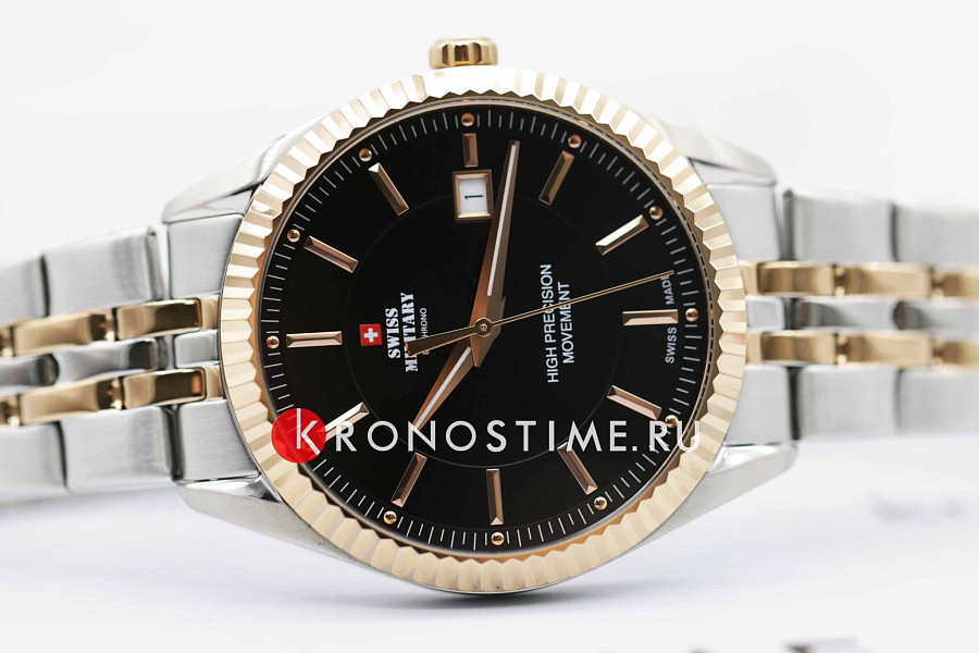 Часы Swiss Military by Chrono Сверхточные SM34065.06 — кварцевые, металл