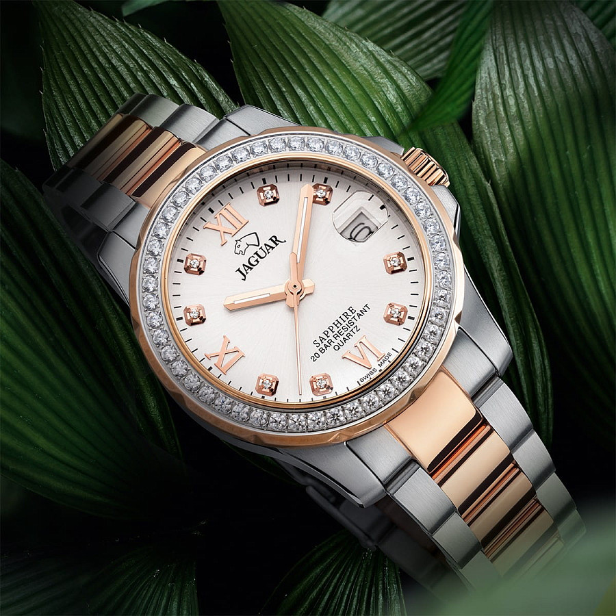 Часы Jaguar Woman J894/1 — кварцевые, металл сталь