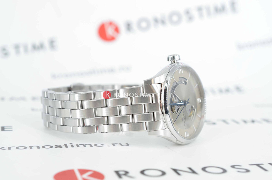 Часы Hamilton Jazzmaster Open Heart Auto H32705121 — нержавеющая сталь, мужские