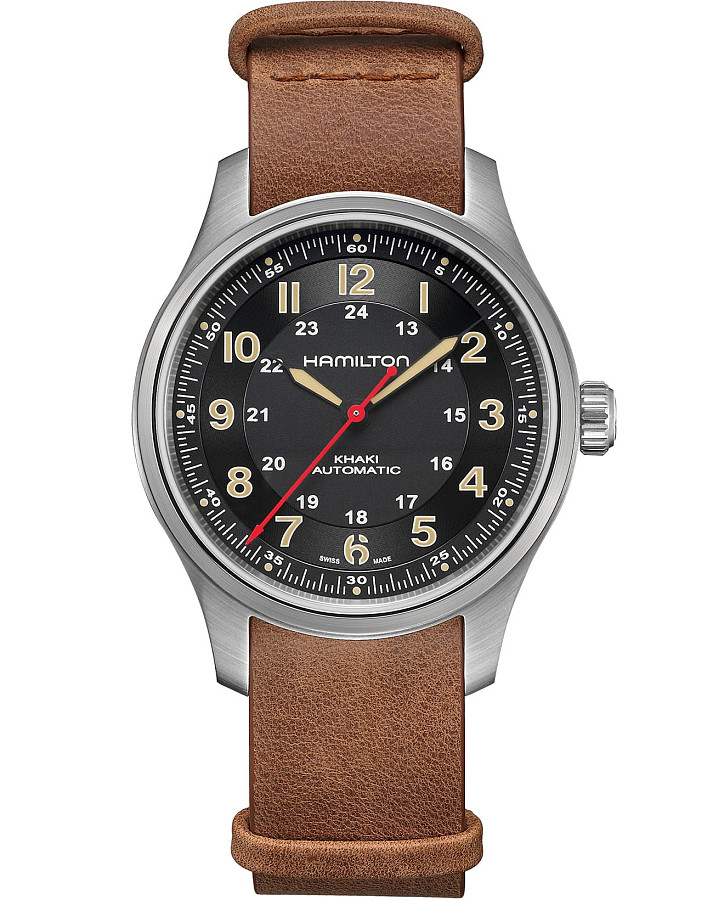 Часы Hamilton Khaki Field Titanium Far Cry® 6 H70645533 — мужские, черный