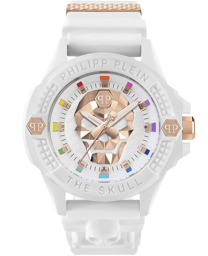Часы Philipp Plein The Skull Ecoceramic PWUBA0123 — мужские, цветной