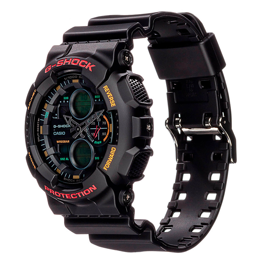 Часы Casio G-Shock GA-140-1A4DR (GA-140-1A4) — черный, пластик
