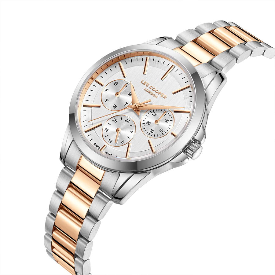 Часы Lee Cooper LC08141.530 — кварцевые, металл сталь