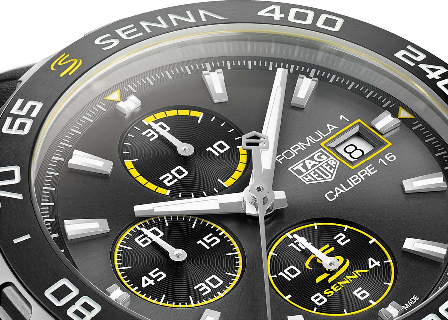 Часы TAG Heuer Formula 1 Senna Special Edition CAZ201B.FC6487 — черный, сталь металл