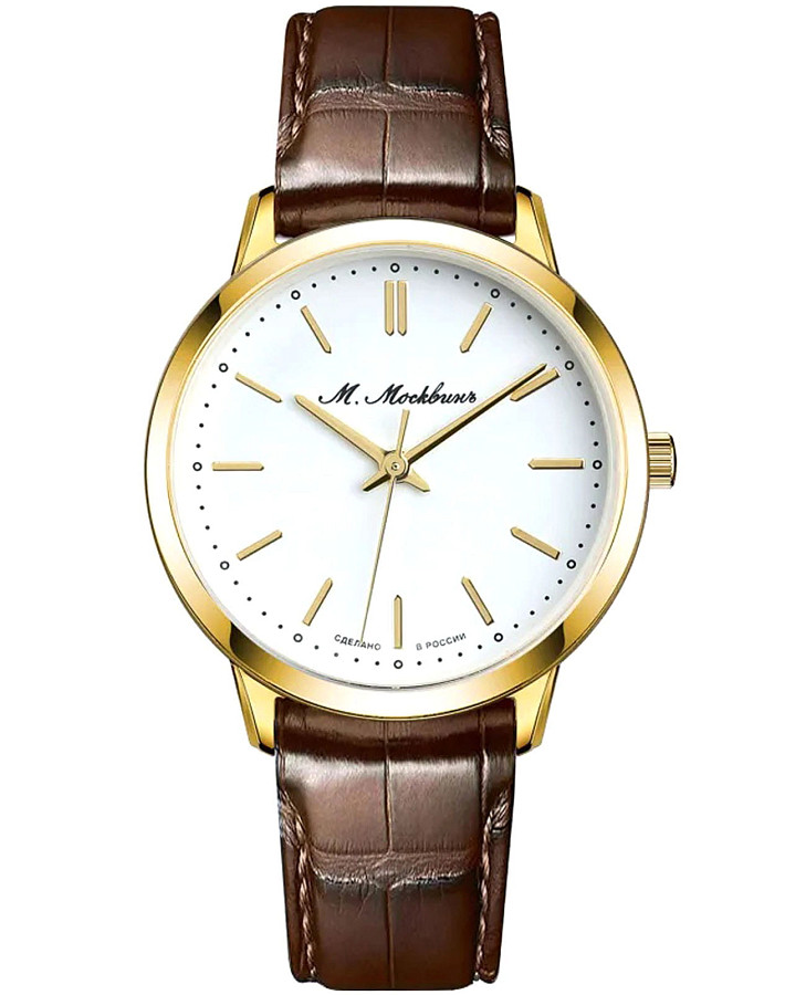 Часы Михаил Москвин Classic 6017L-5 — мужские, белый