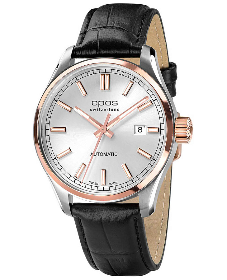 Часы Epos Passion 3501.132.34.18.25 — мужские, серебристый