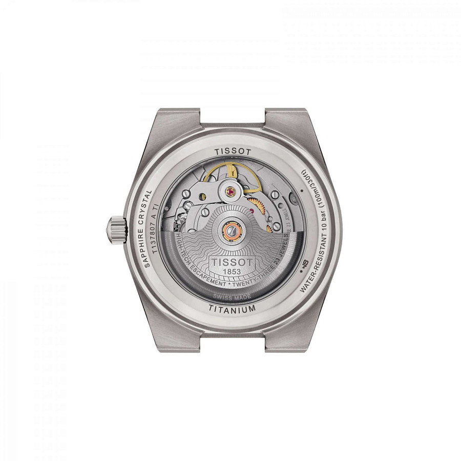 Часы Tissot PRX Powermatic 80 T137.807.44.061.00 — титан, Швейцария