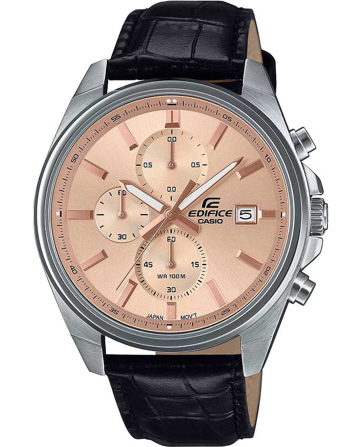 Часы Casio Edifice EFV-610EL-5A — мужские, бежевый
