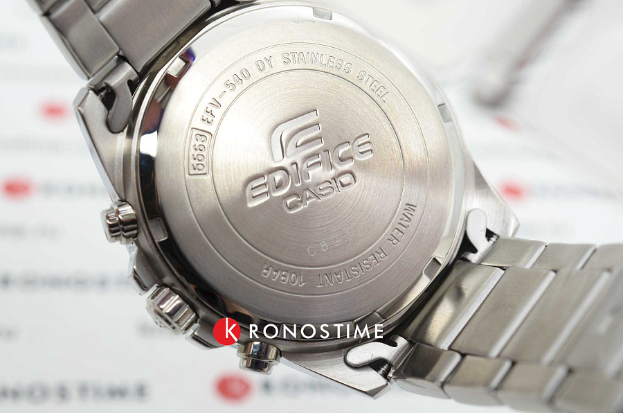 Часы Casio Edifice EFV-540D-1A2VUDF (EFV-540D-1A2) — кварцевые, Япония, мужские