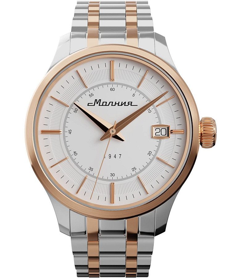 Часы Молния Дебют 0200101-2.0 — мужские, белый