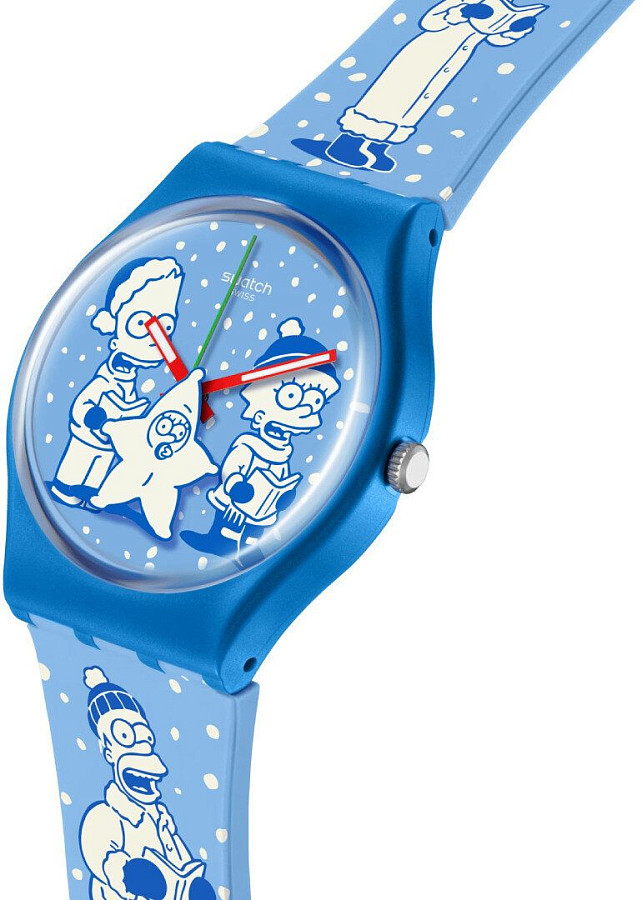 Часы Swatch Gent Biosourced Standart SO28Z126 — кварцевые, пластик
