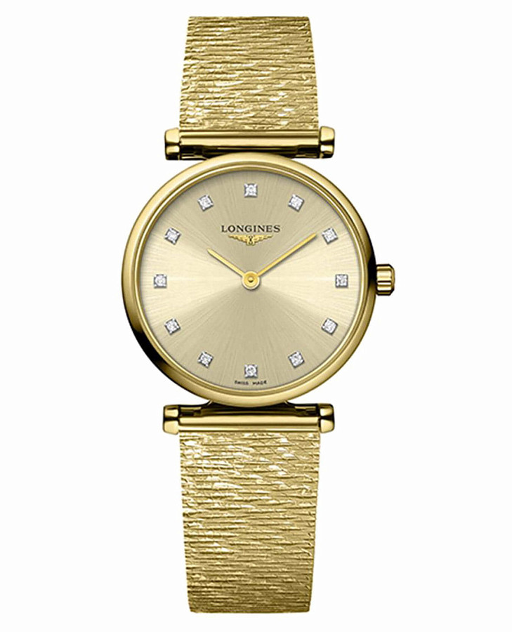 Часы Longines La Grande Classique L4.209.2.33.8 — женские, золотистый