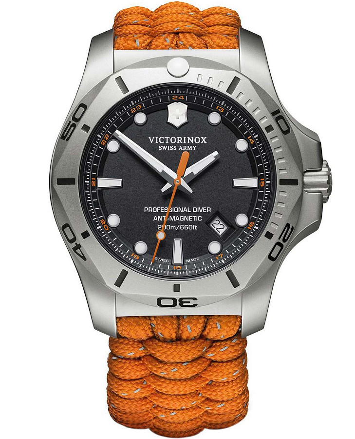 Часы Victorinox I.N.O.X. Professional Diver 241845 — мужские, черный