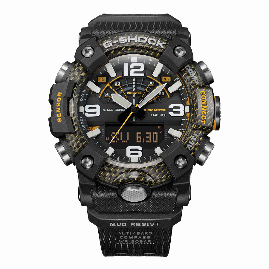 Часы Casio G-Shock GG-B100Y-1AER — мужские, пластик