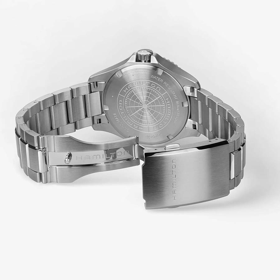 Часы Hamilton Khaki Navy Scuba Auto 40 mm H82425110 — металл сталь, Швейцария
