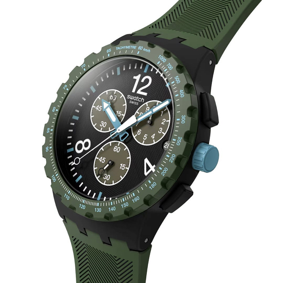 Часы Swatch Olive Rush SUSB421 — пластик, Швейцария