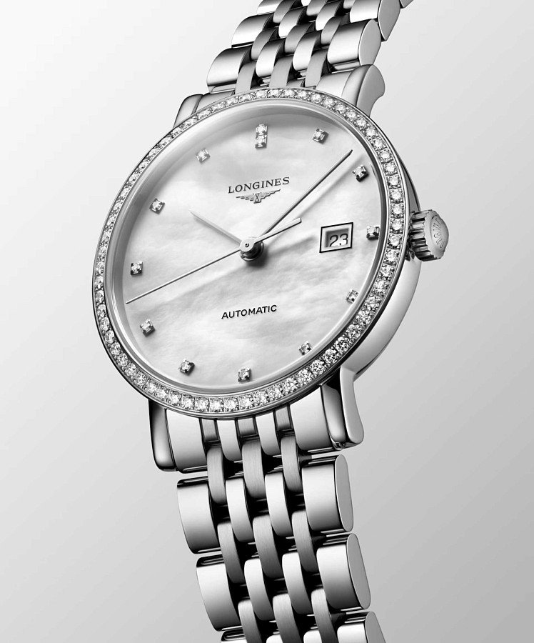 Часы Longines Elegance Elegant Collection 29 mm L4.310.0.80.6 — нержавеющая сталь, женские