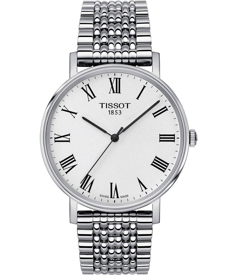 Часы Tissot Everytime Medium T109.410.11.033.00 — мужские, белый