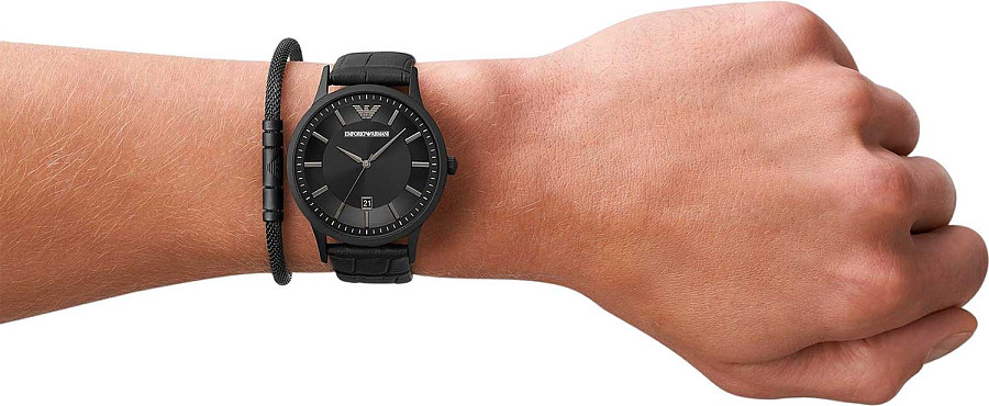 Часы Emporio Armani Renato AR80057 — сталь металл, Италия