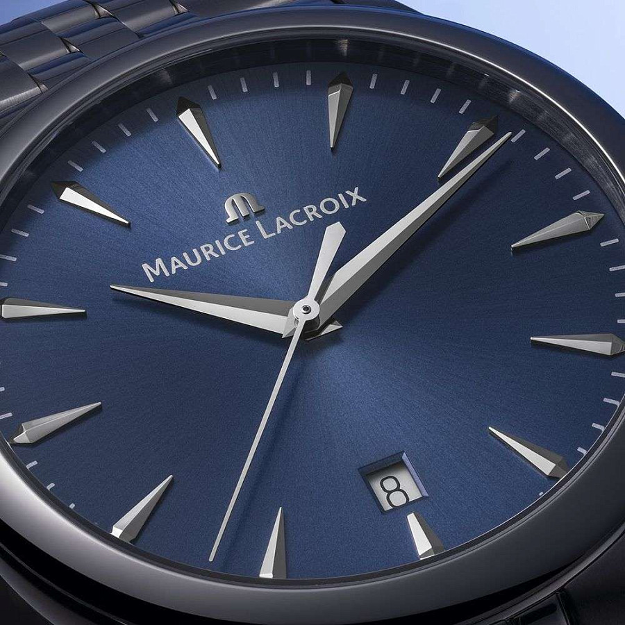 Часы Maurice Lacroix 1975 751007-SS002-430-1 — кварцевые, Швейцария, мужские