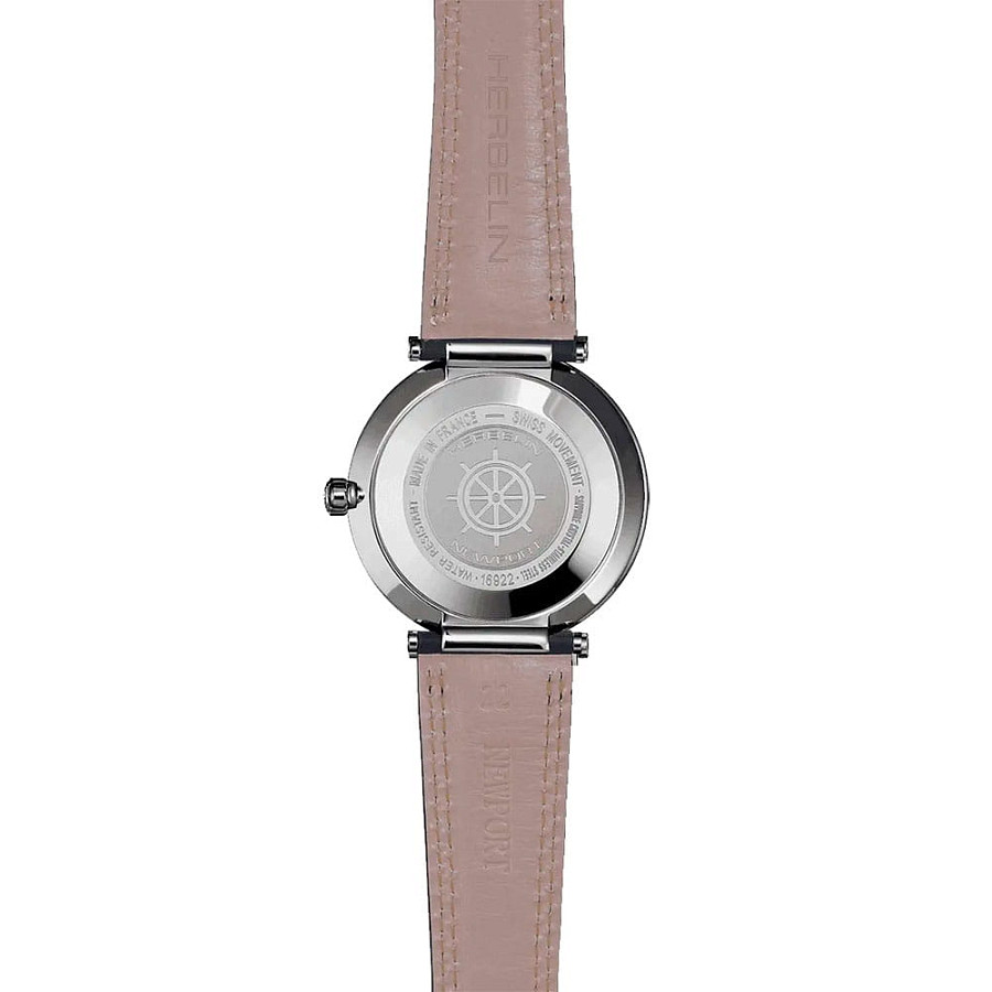 Часы Herbelin Newport Slim 16922AP60BL — сталь металл, Франция