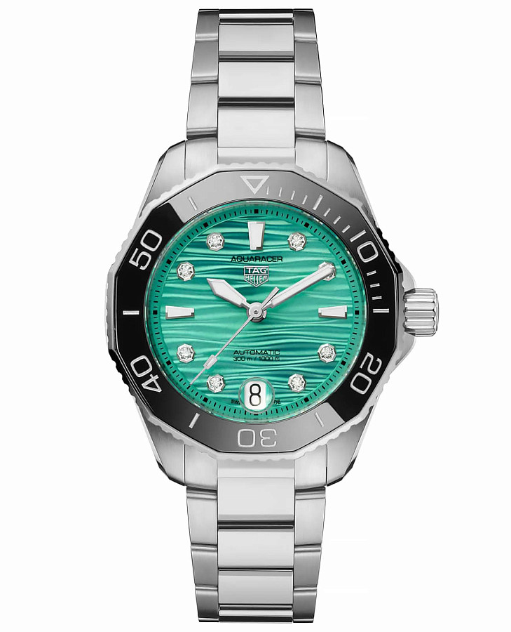 Часы TAG Heuer Aquaracer Professional 300 WBP231K.BA0618 — женские, бирюзовый