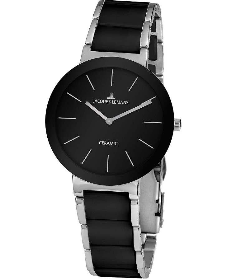 Часы Jacques Lemans High Tech Ceramic 42-8A — мужские, черный
