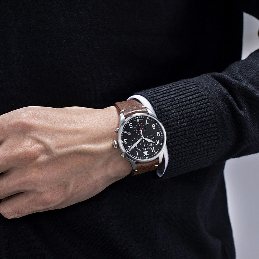 Часы Aerowatch Les Grandes Classiques 79990 AA03 — Швейцария, кварцевые