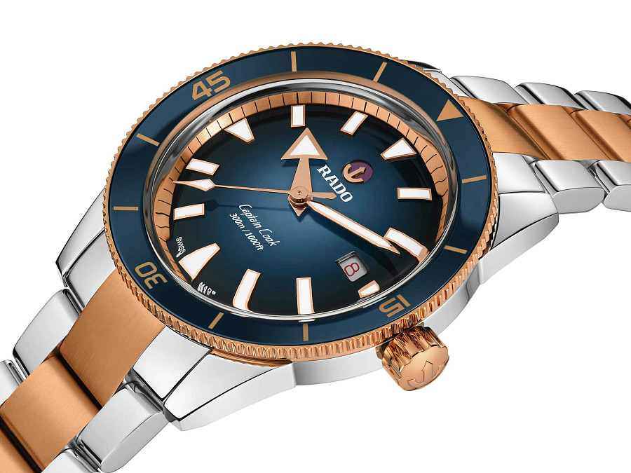 Часы Rado Captain Cook Automatic R32137203 — механические, сталь металл