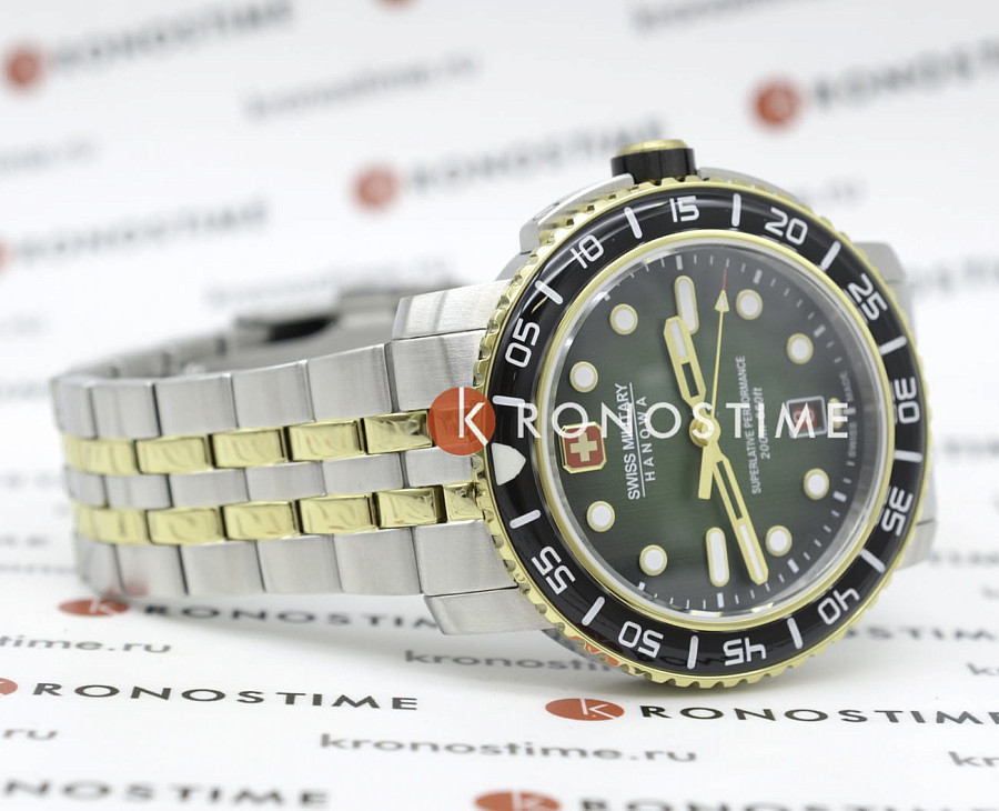 Часы Swiss Military Hanowa Black Marlin SMWGH0001761 — сталь металл, Швейцария