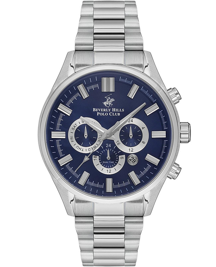 Часы Beverly Hills Polo Club BP3395X.390 — мужские, синий