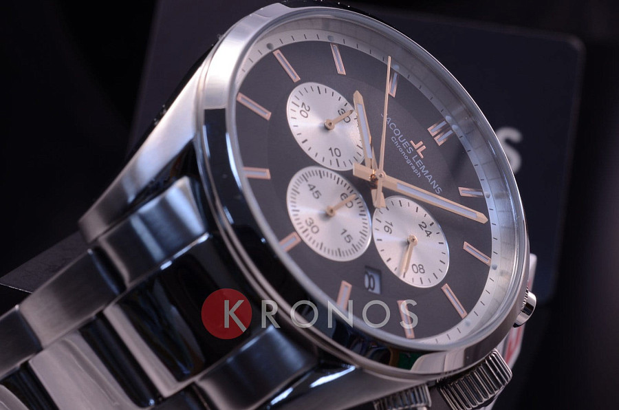 Часы Jacques Lemans 42-6G — кварцевые, сталь