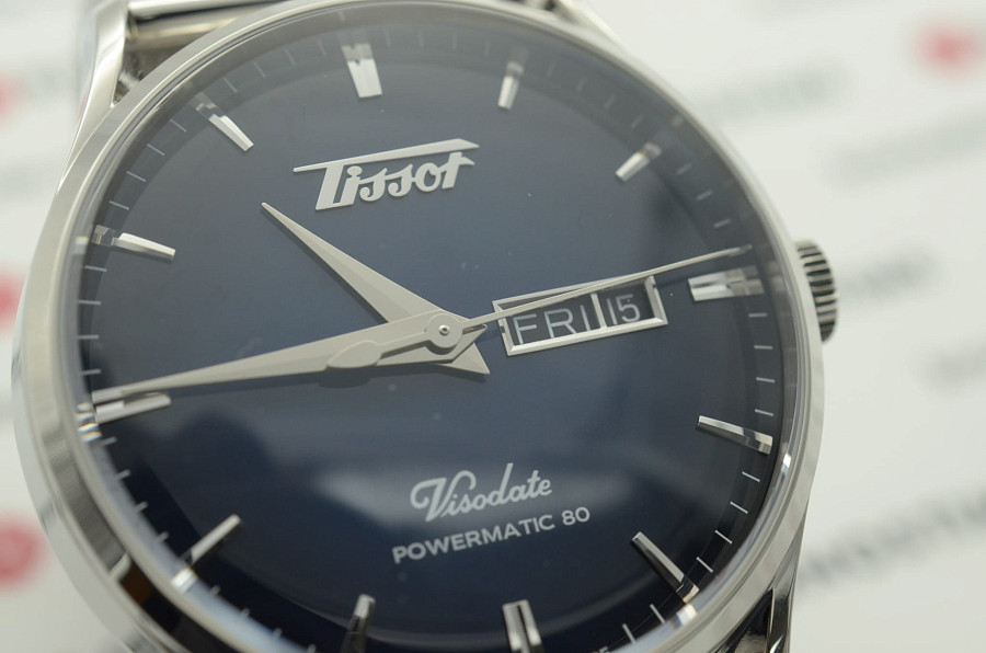 Часы Tissot Heritage Visodate Powermatic 80 T118.430.11.041.00 — механические, Швейцария, мужские
